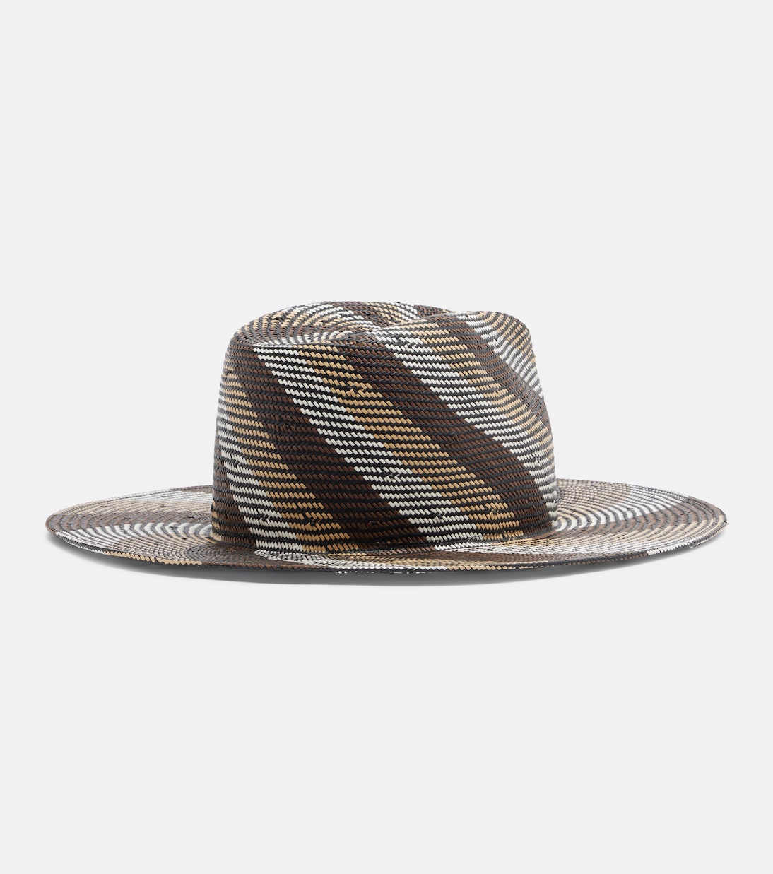 Striped straw fedora | Ruslan Baginskiy