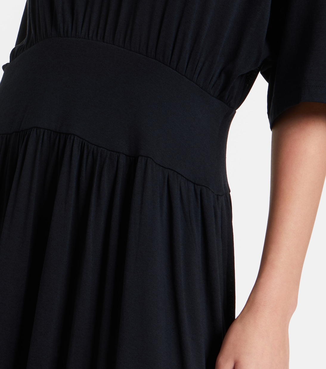 Cotton and silk midi dress | Toteme