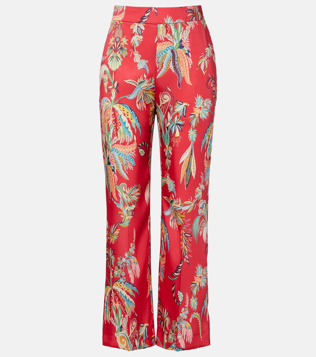 Printed twill straight pants | Etro