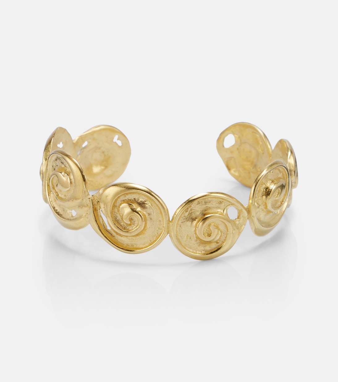 Cote 24kt gold-plated cuff bracelet | Ysso