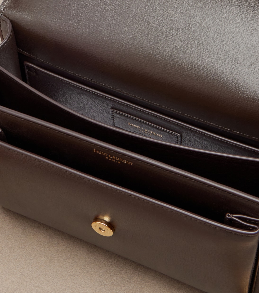 Bolso al hombro Cassandre de piel | Saint Laurent