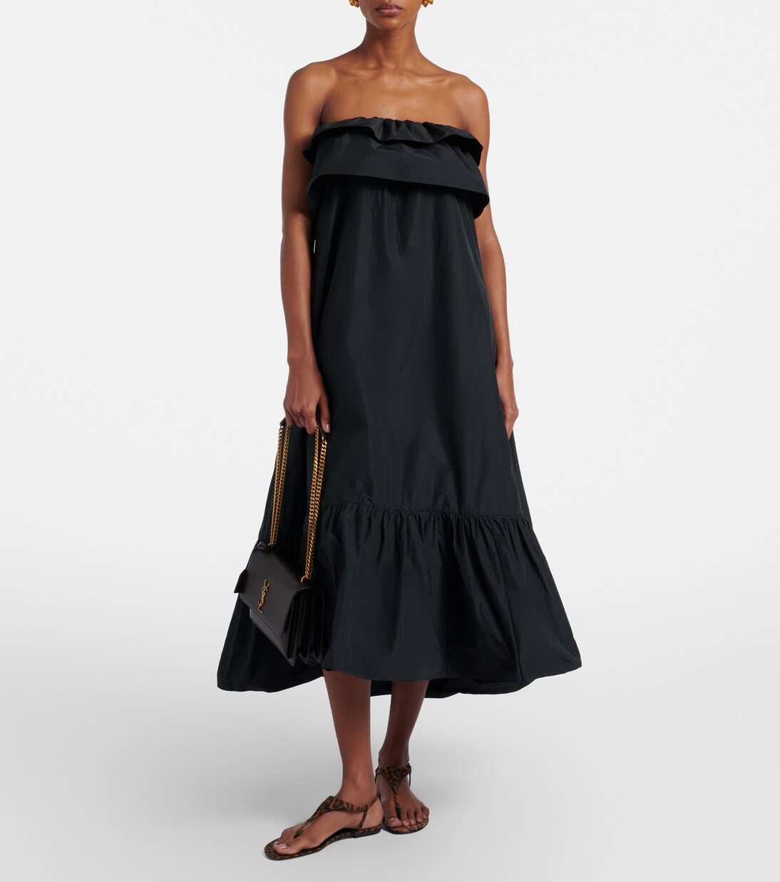 Bolso al hombro Cassandre de piel | Saint Laurent