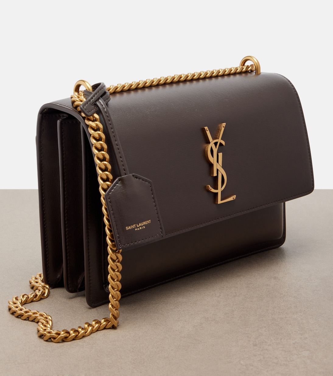Bolso al hombro Cassandre de piel | Saint Laurent