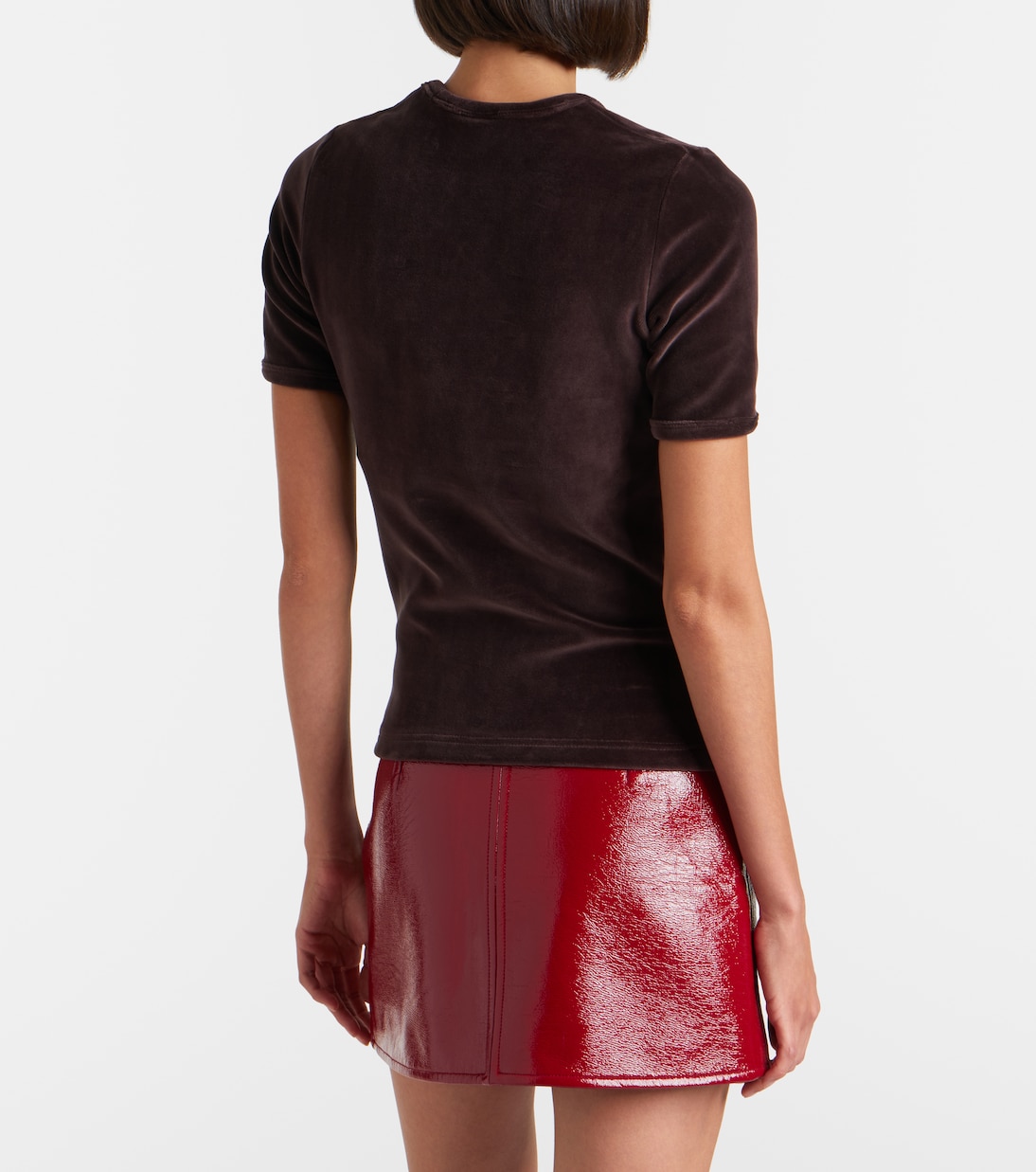 T-Shirt aus Samt  | Courrèges