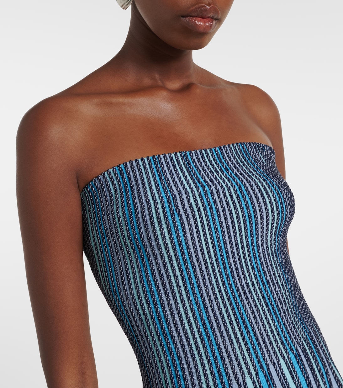Soleil striped midi dress | Simkhai