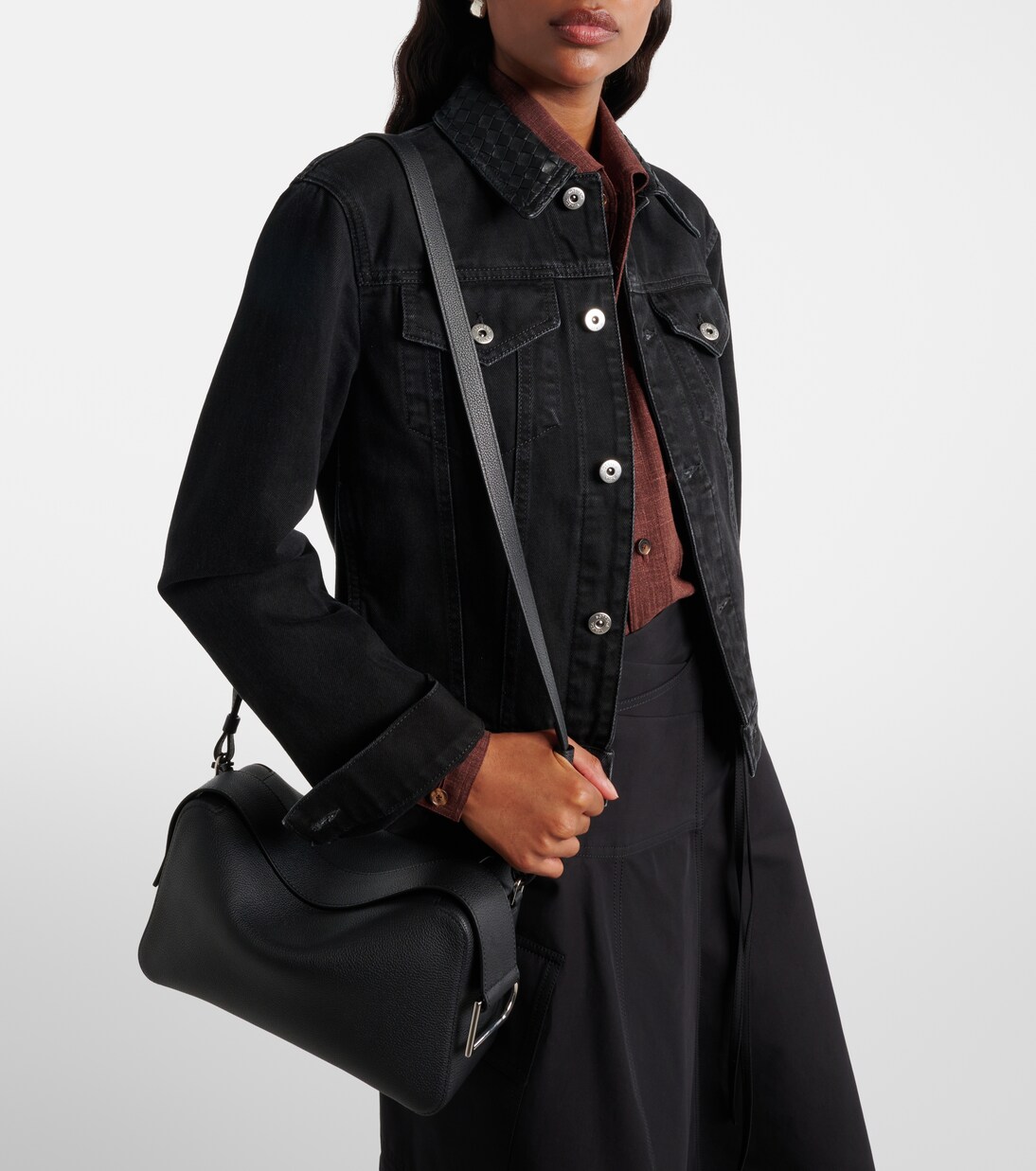 Schultertasche Cool Move Medium aus Leder | Delvaux