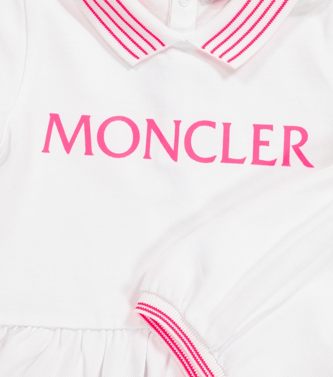 Baby - Abito e shorts in cotone con logo | Moncler Enfant