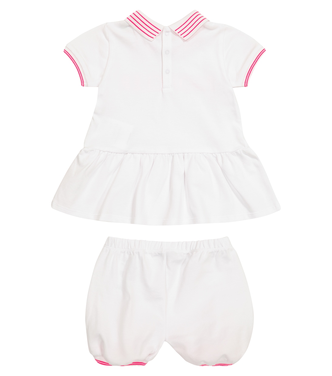 Baby - Abito e shorts in cotone con logo | Moncler Enfant