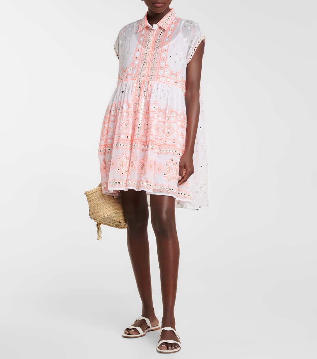 Robe en coton à sequins | Juliet Dunn