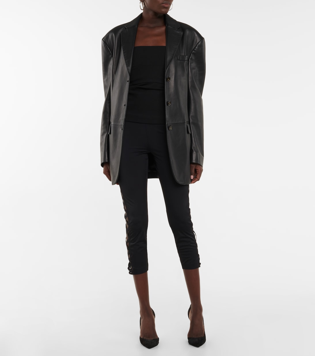 High-Rise Leggings mit Cut-outs | Norma Kamali