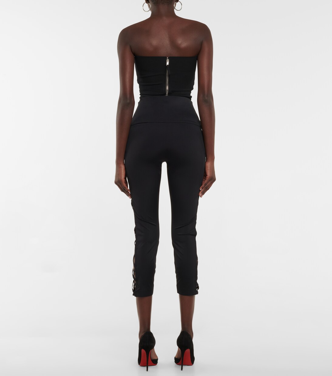 High-Rise Leggings mit Cut-outs | Norma Kamali