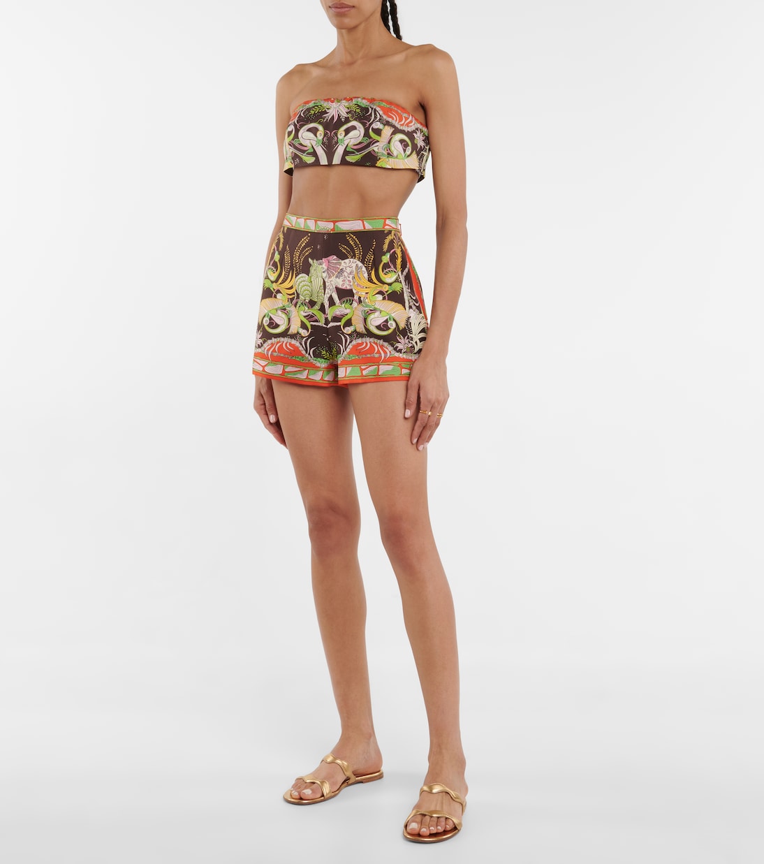 Top palabra de honor estampado | Pucci