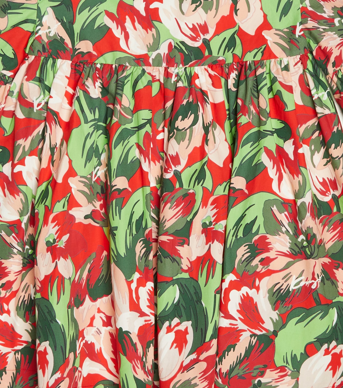 Robe en coton à fleurs | Kenzo Kids