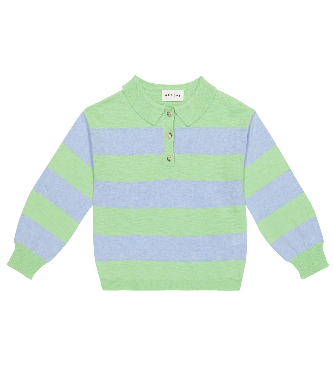Pepper striped cotton-blend sweater | Morley