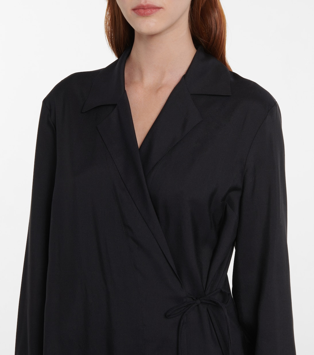 Manteau Pura en soie | The Row