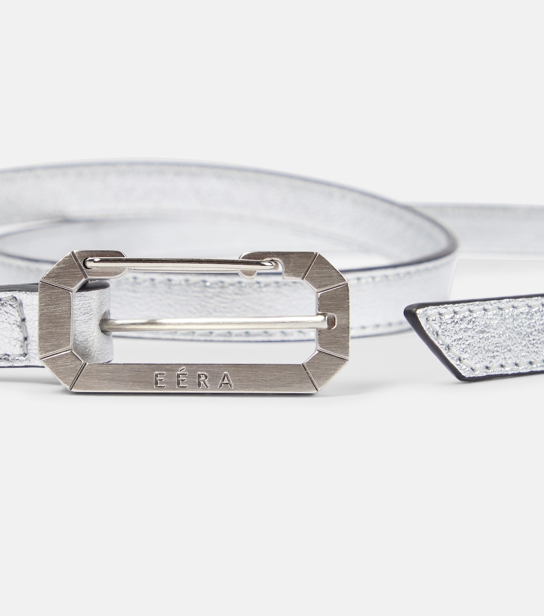 Metallic leather belt | Eéra