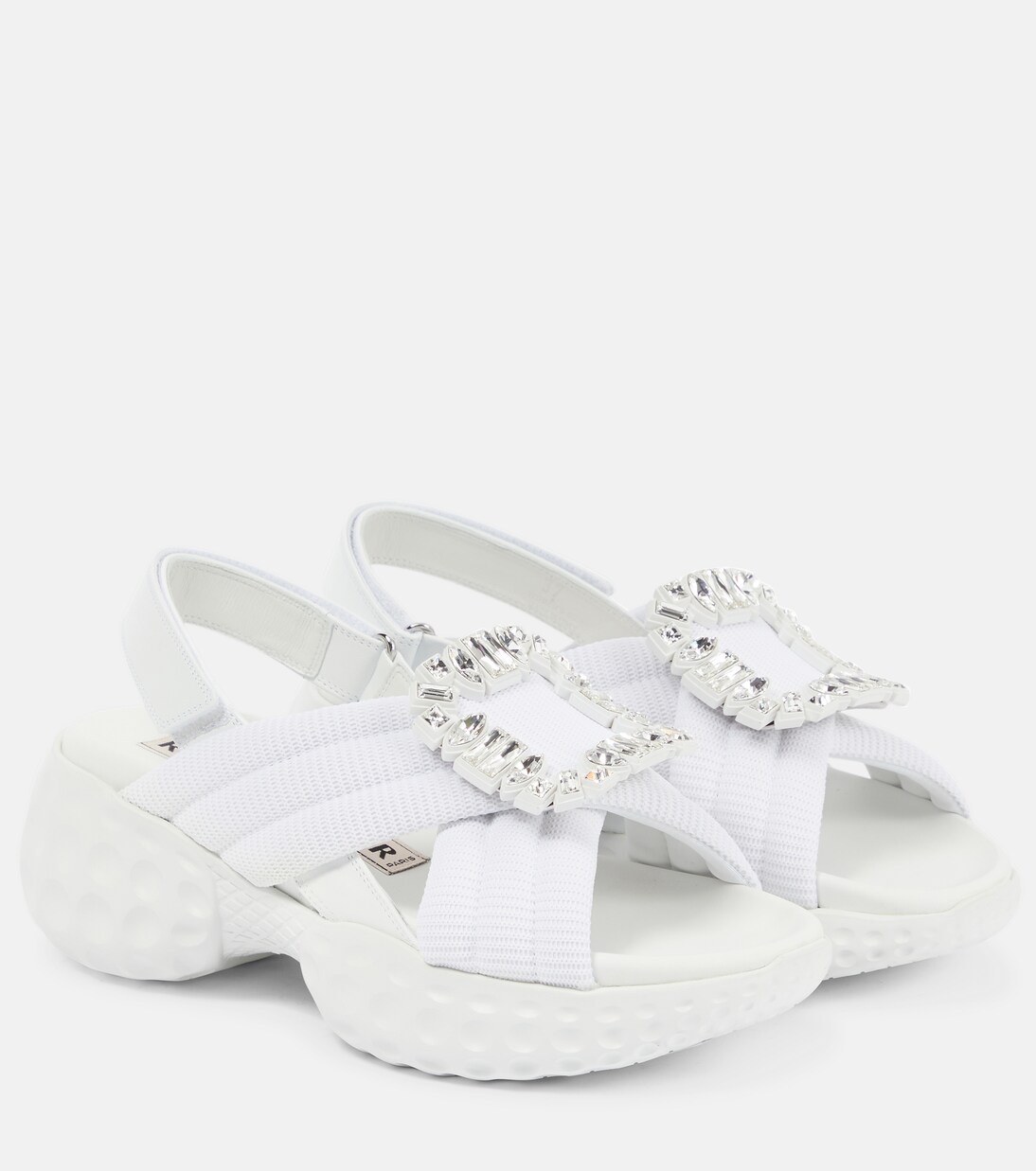 Verzierte Slingback-Sandalen Viv’ Run | Roger Vivier