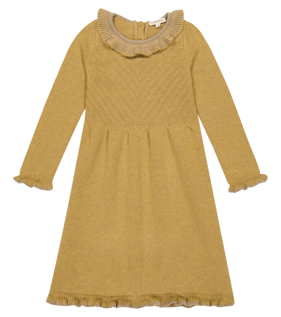Robe Amberley en laine mélangée | Caramel