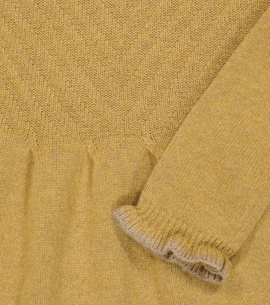 Robe Amberley en laine mélangée | Caramel