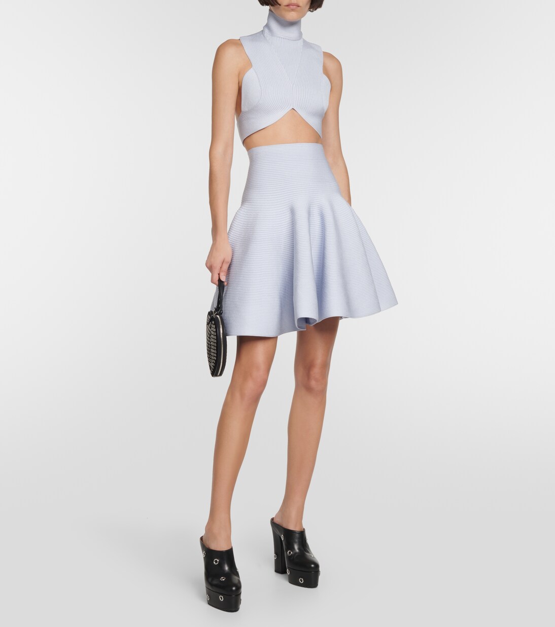 Ribbed-knit crop top | Alaïa