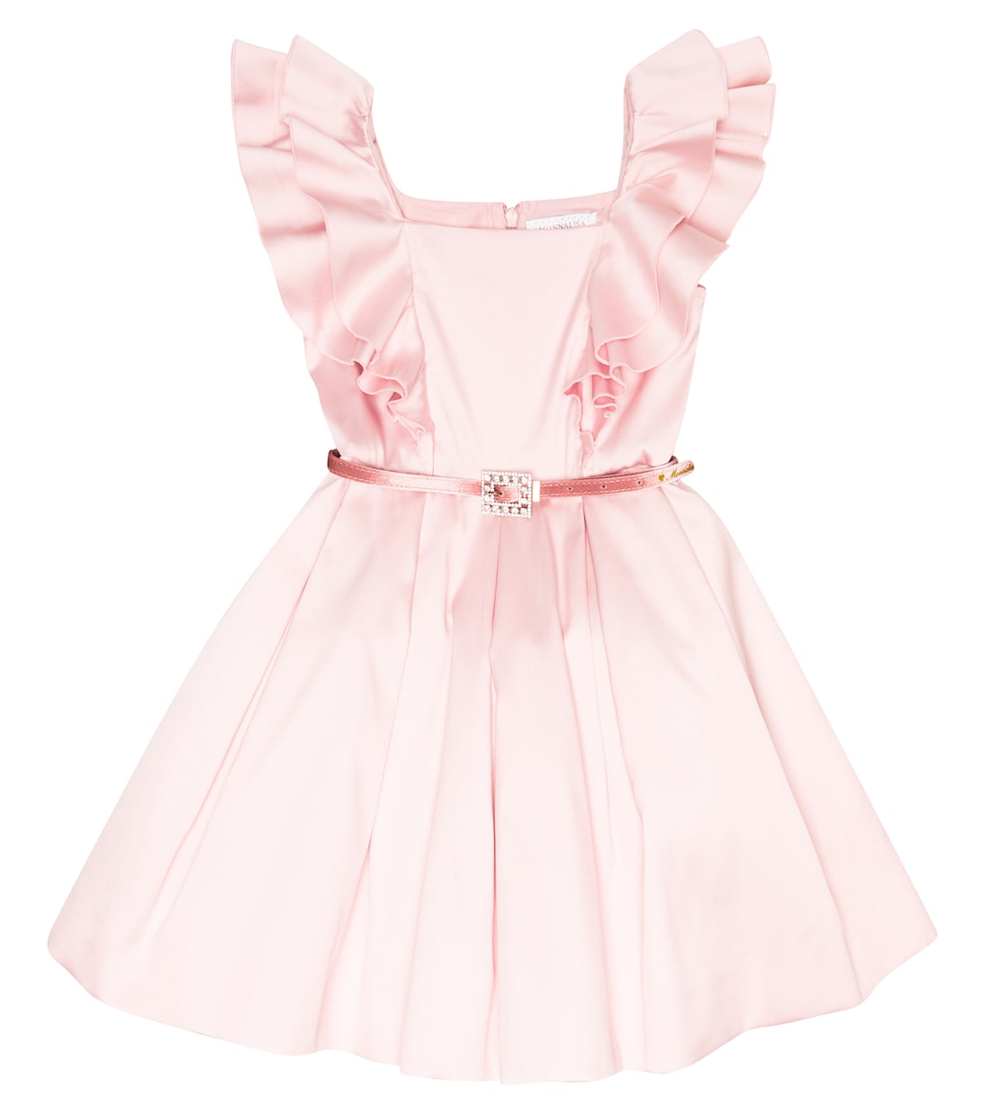 Belted faille dress | Monnalisa