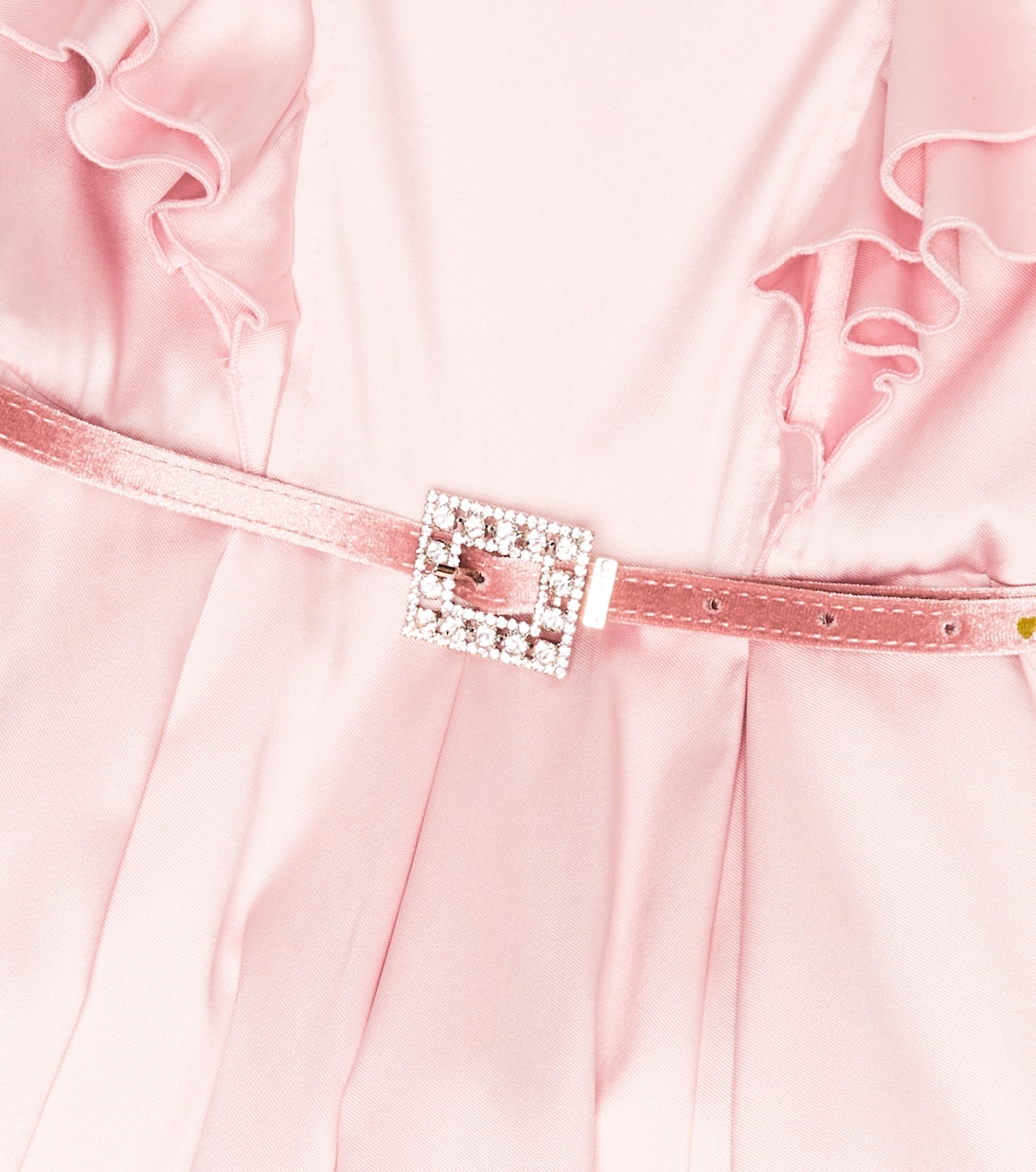 Belted faille dress | Monnalisa