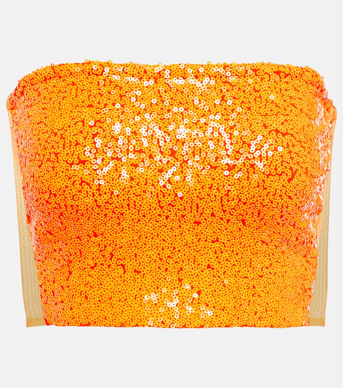 Cropped-Top mit Pailletten | Norma Kamali