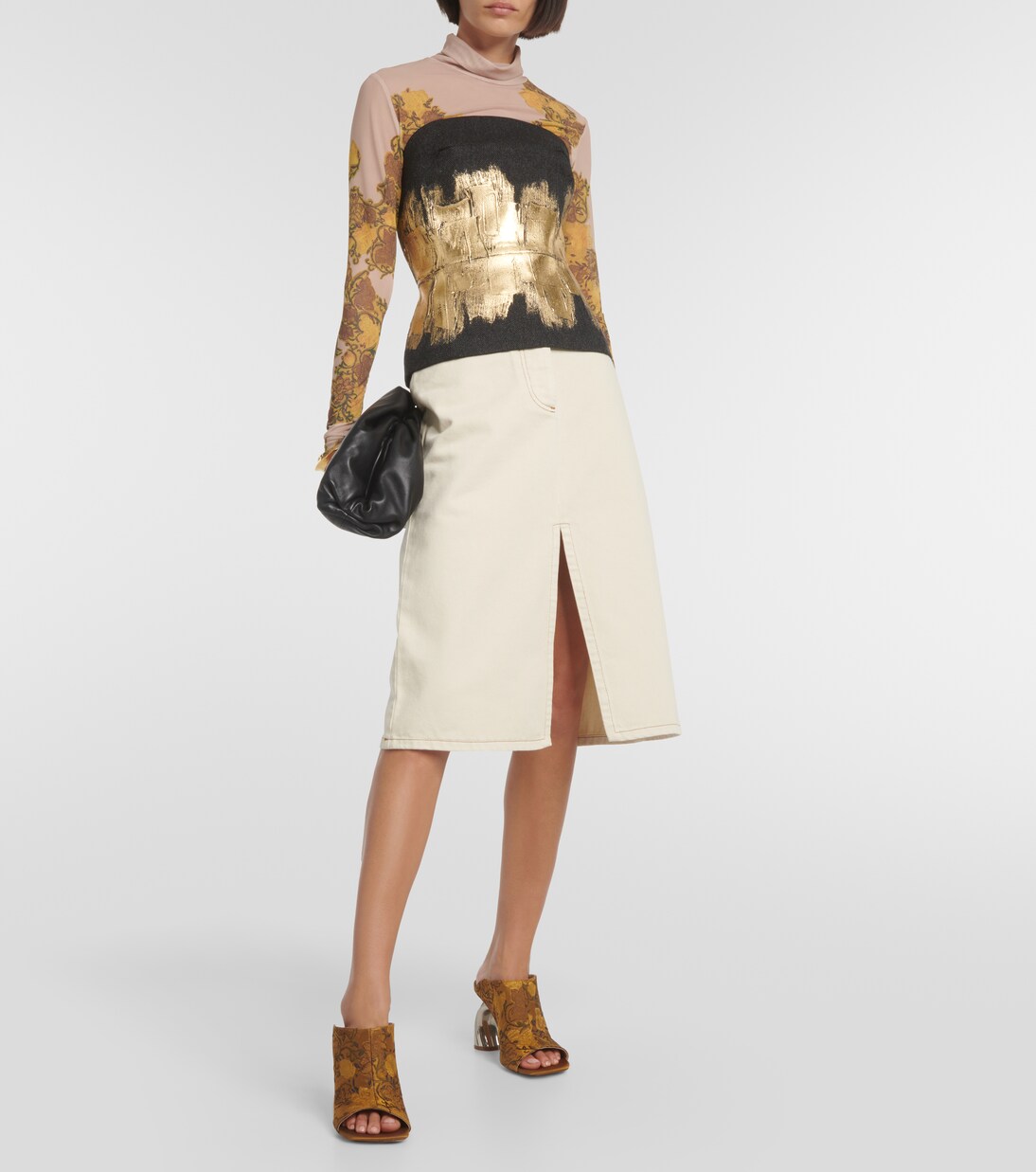 Mules florales | Dries Van Noten