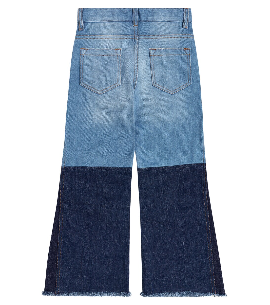 Paneled wide-leg jeans | Chloé Kids