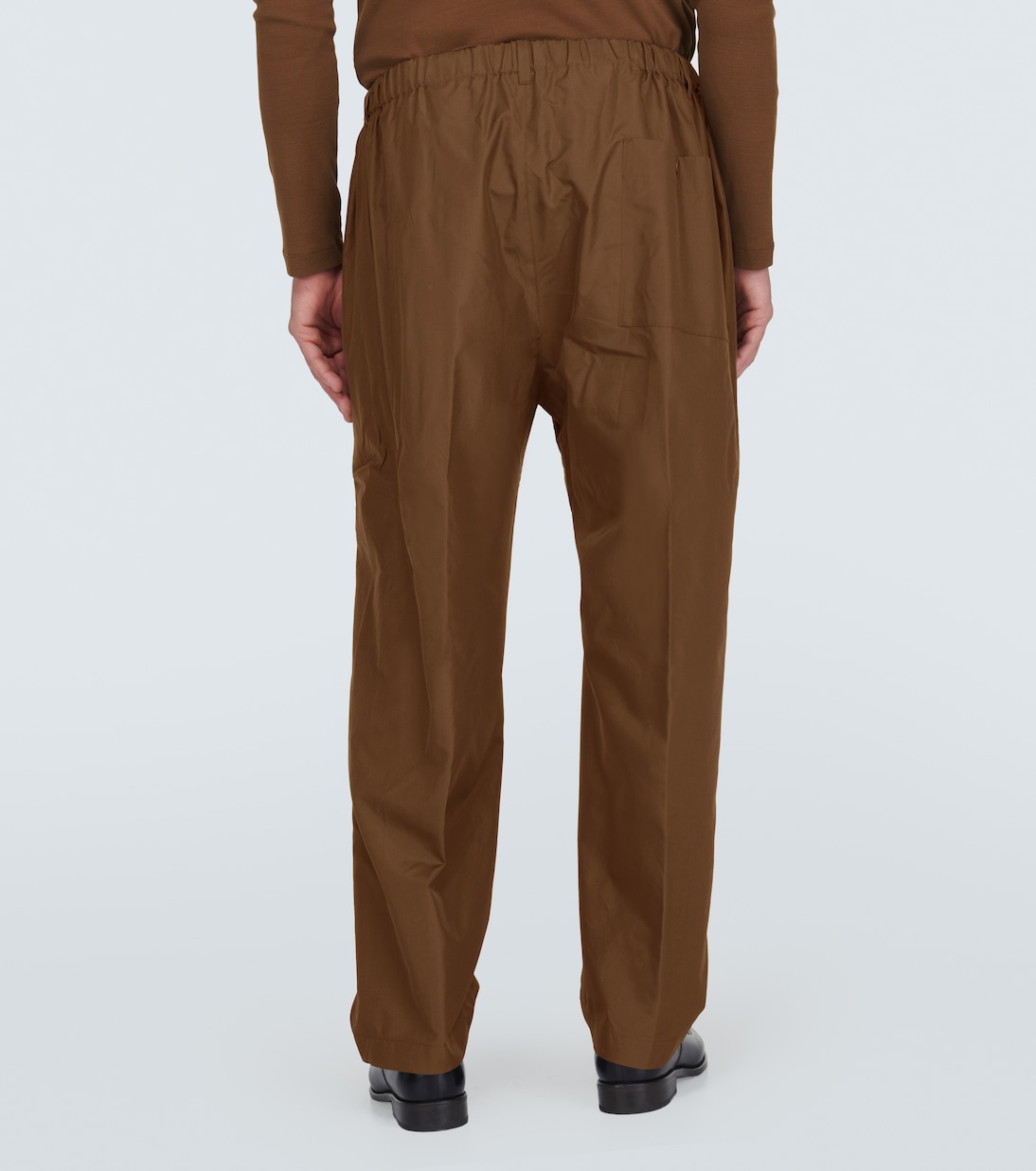 Pantalones rectos de seda | Lemaire