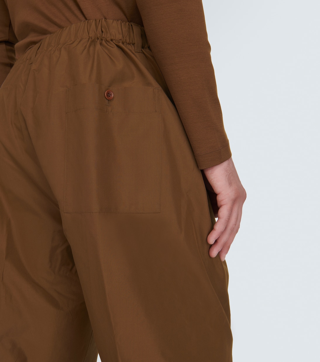 Pantalones rectos de seda | Lemaire