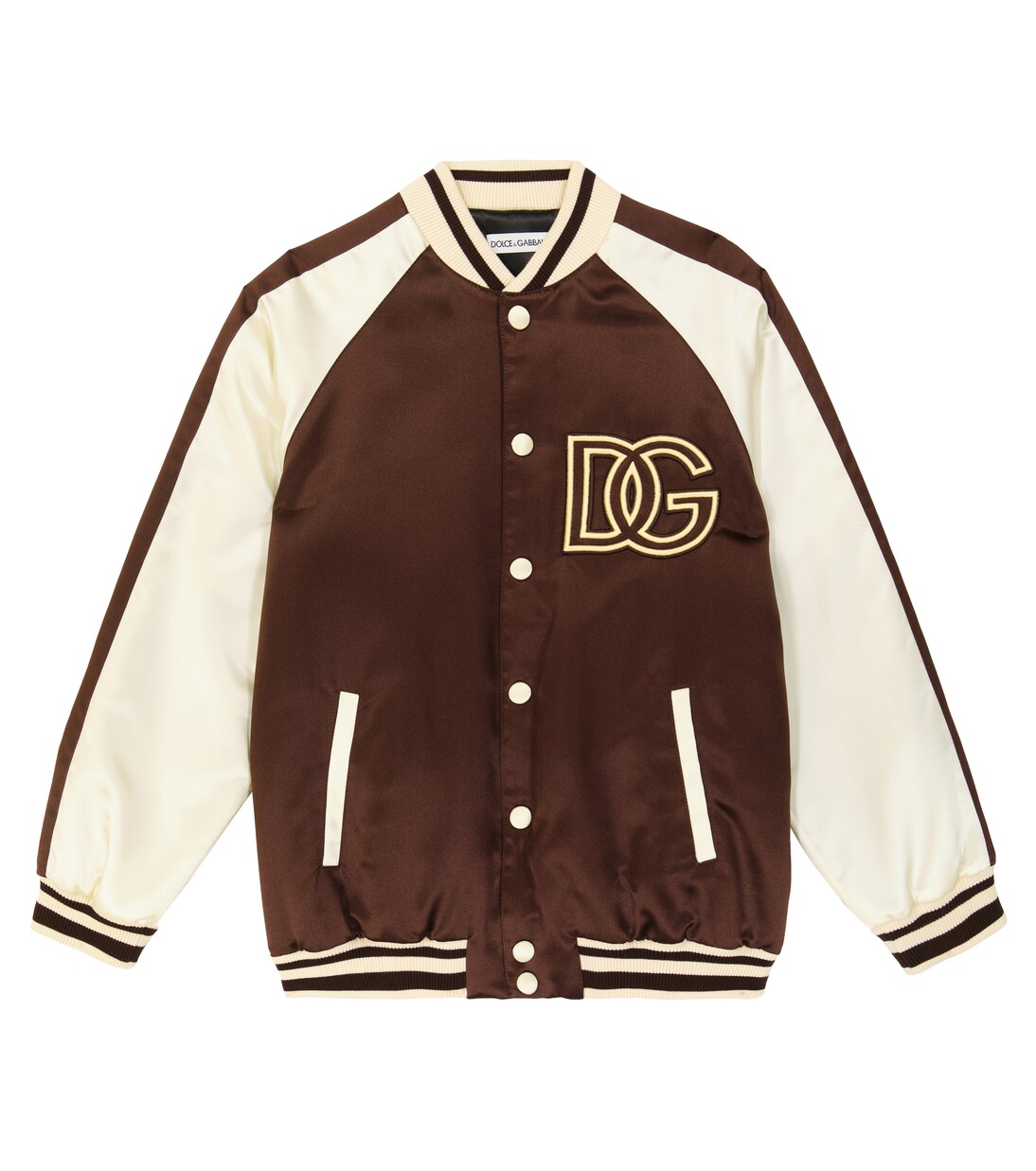 Logo varsity jacket | Dolce&Gabbana Kids