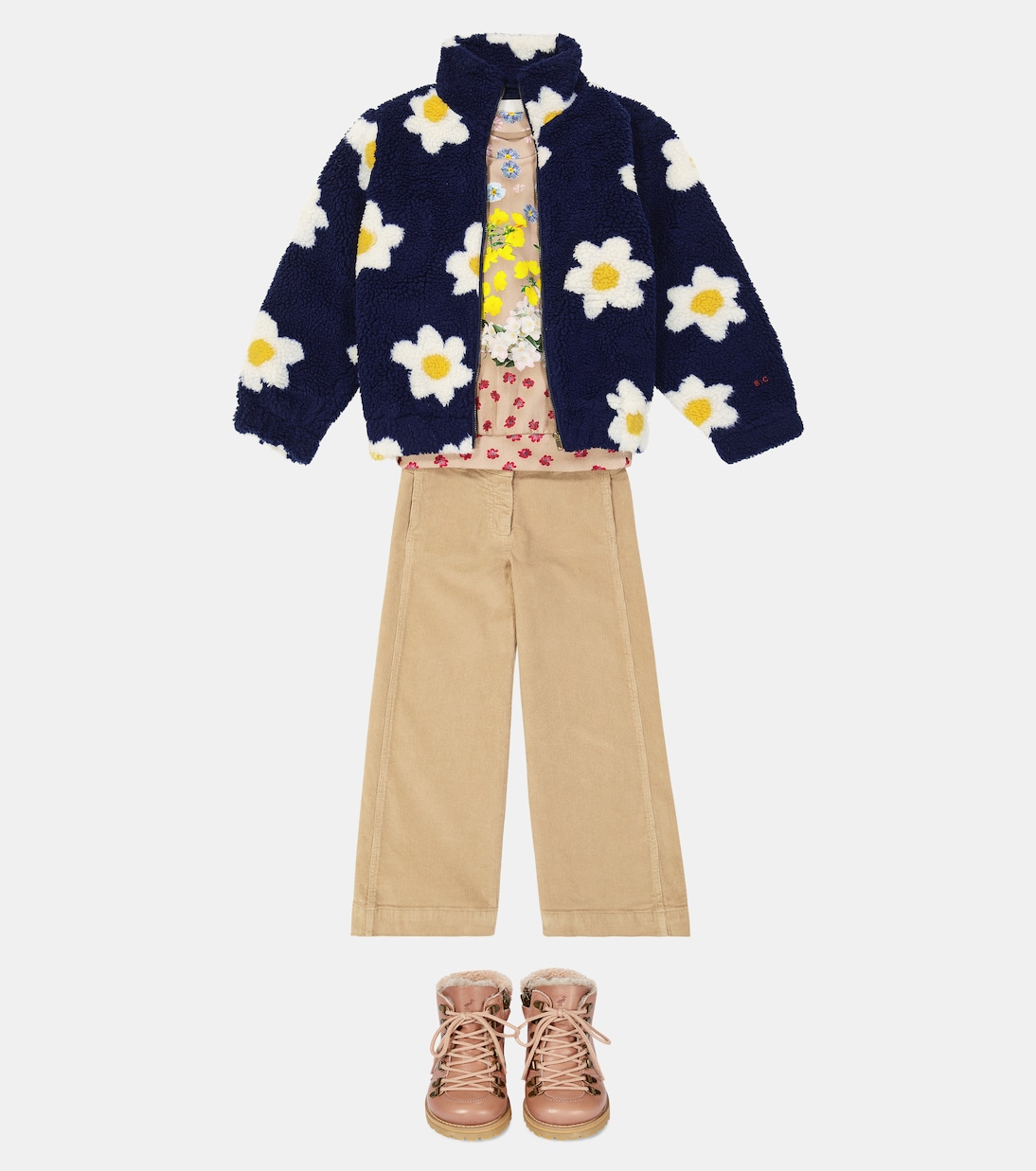 Weite Hose aus Cord | Il Gufo