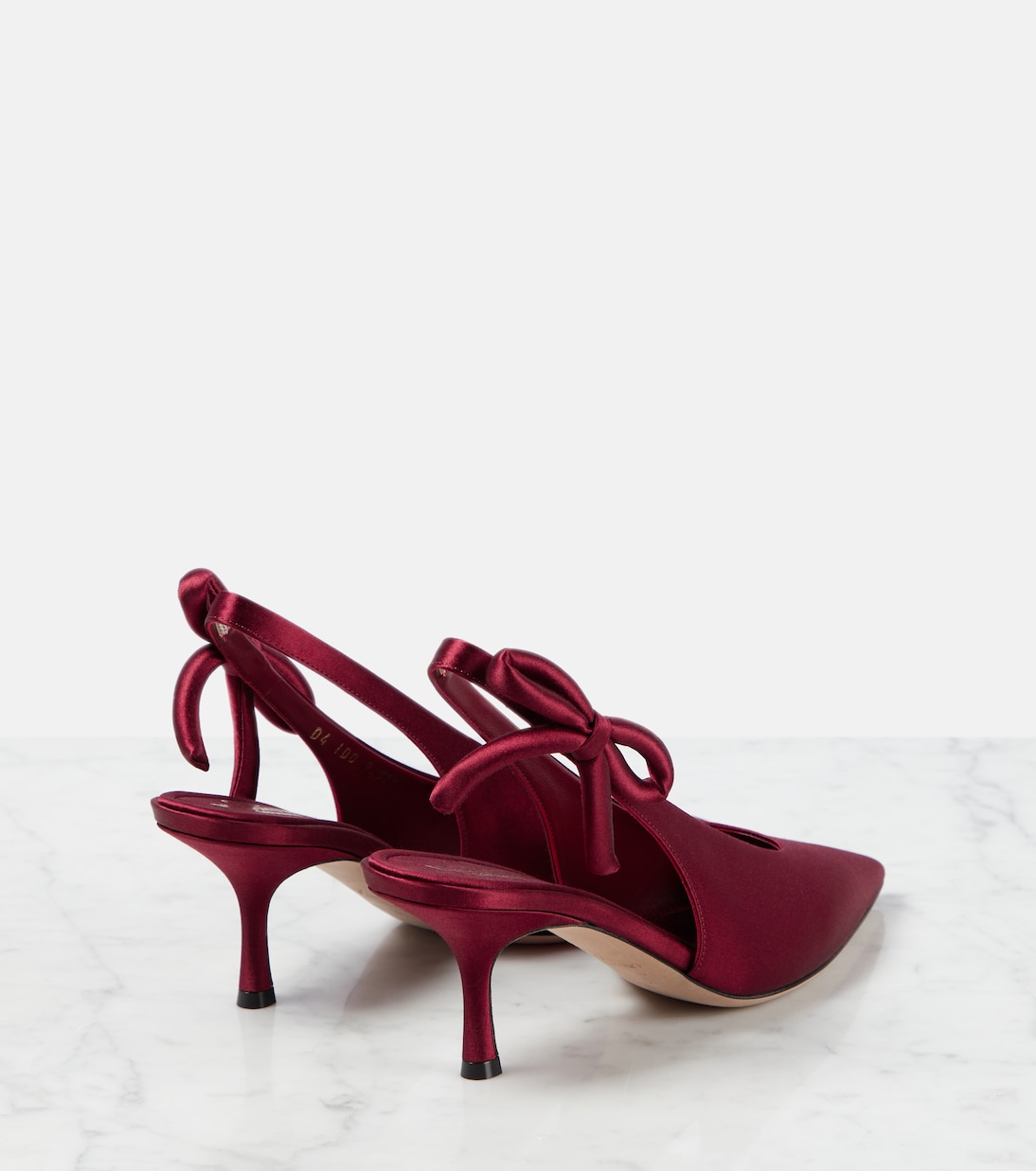 Nite-Out 70 satin slingback pumps | Valentino Garavani