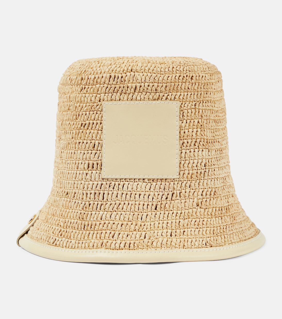 Le Bob Soli logo raffia bucket hat | Jacquemus