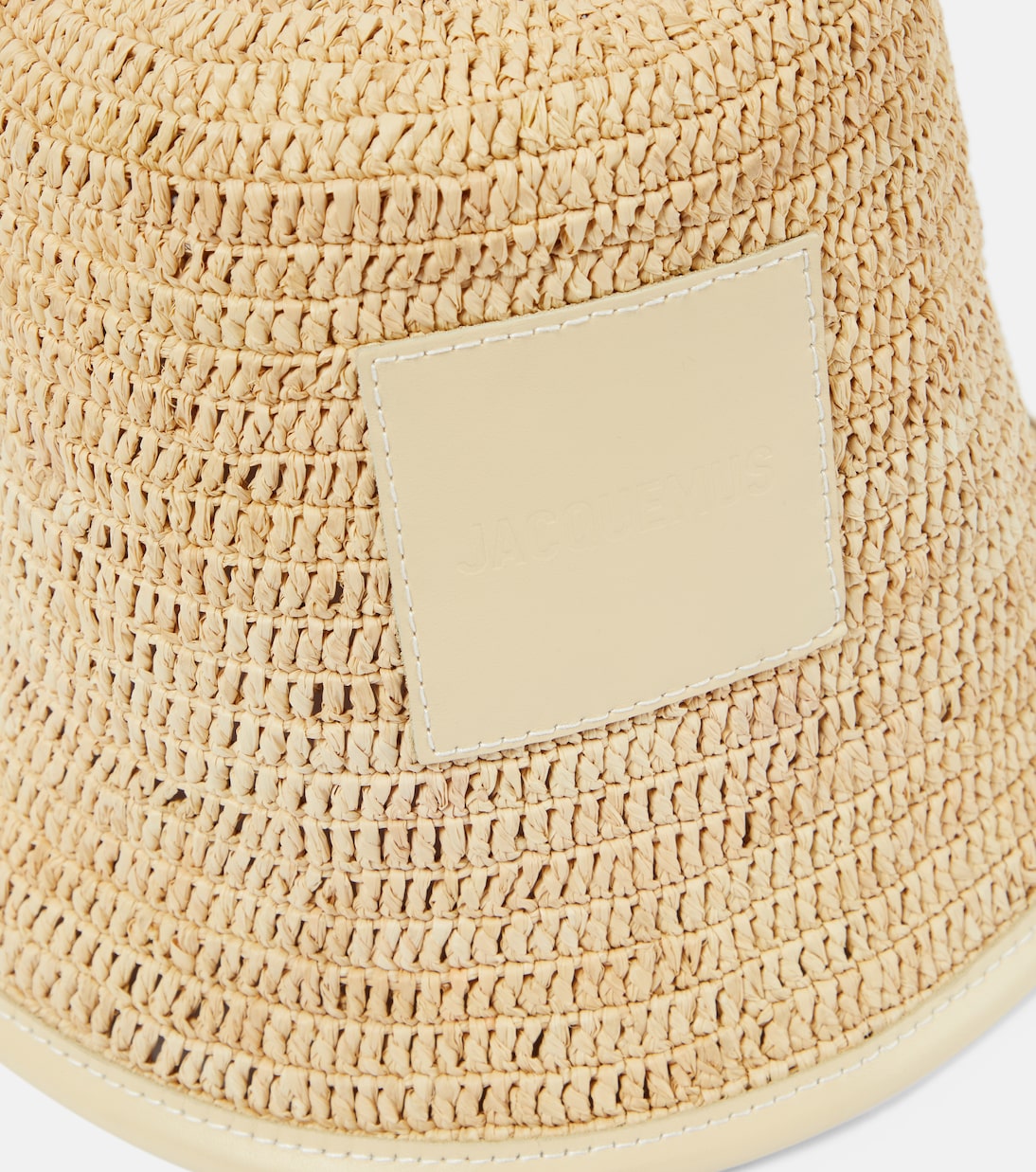 Le Bob Soli logo raffia bucket hat | Jacquemus