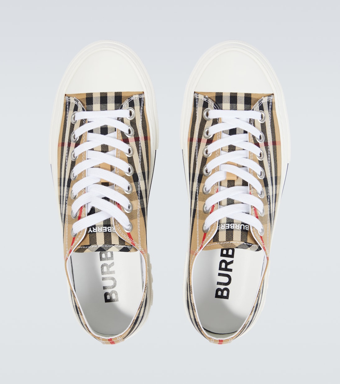 Burberry Check canvas sneakers | Burberry