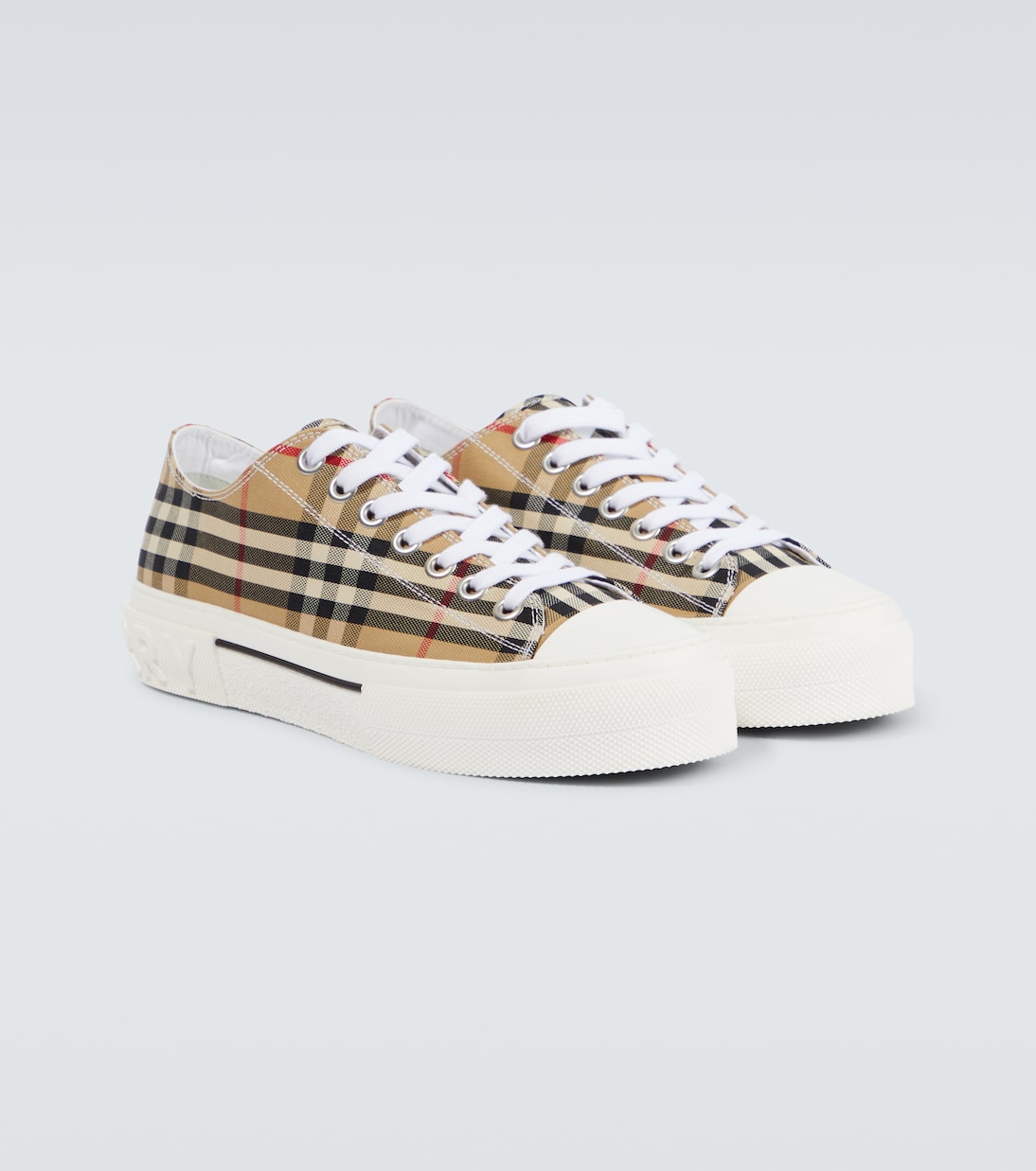 Burberry Check canvas sneakers | Burberry