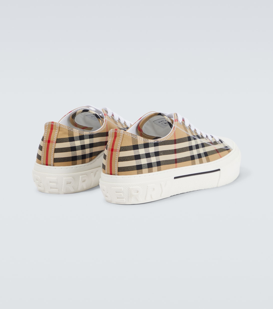 Burberry Check canvas sneakers | Burberry