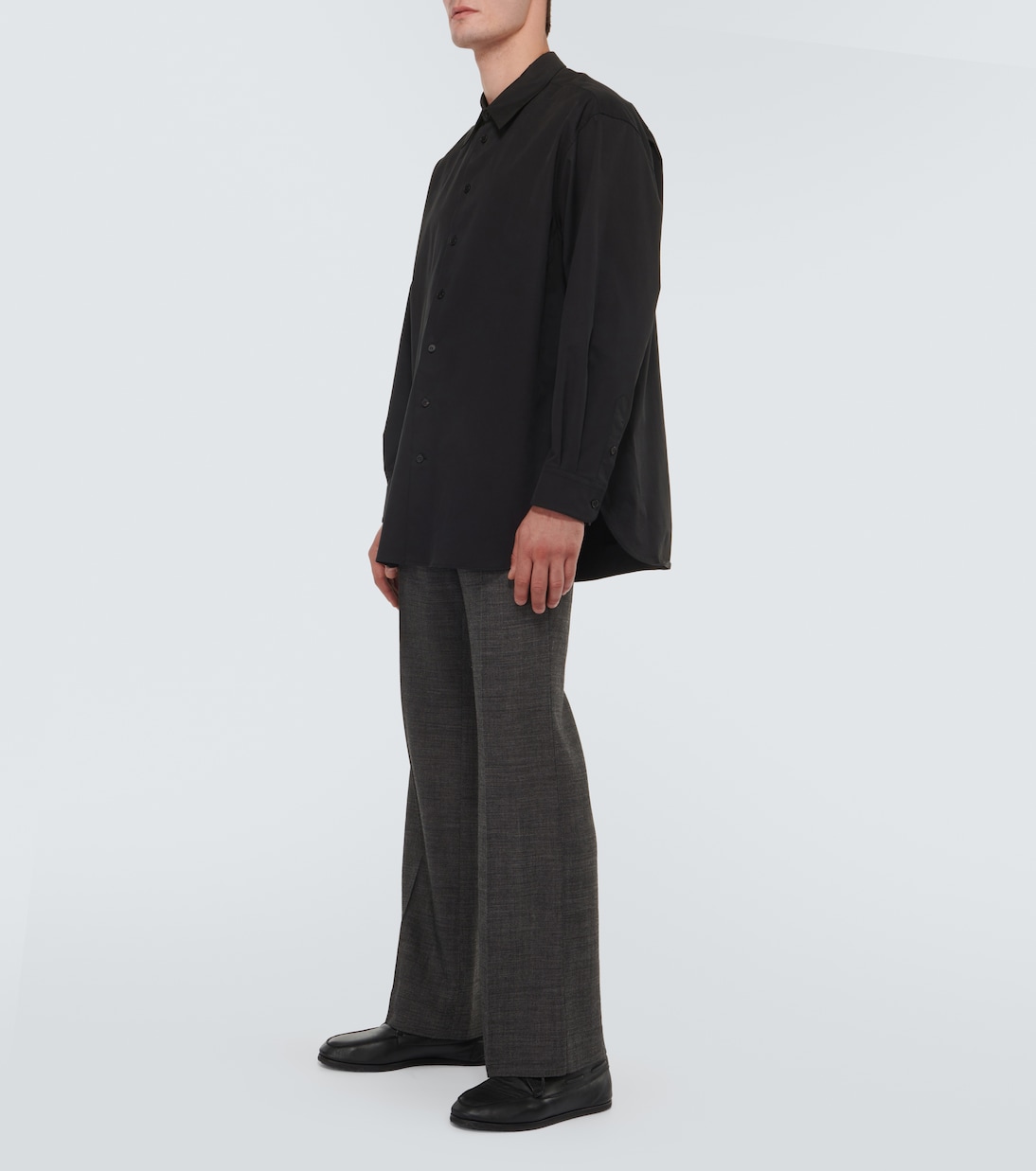 Lukre oversized cotton-blend poplin shirt | The Row