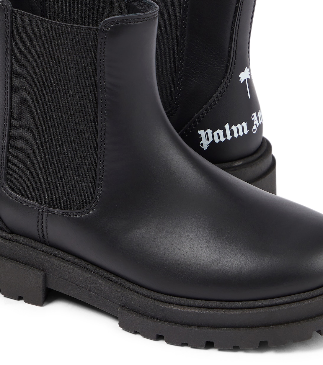 Leather Chelsea boots | Palm Angels Kids