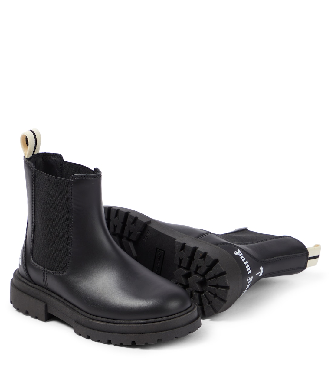 Leather Chelsea boots | Palm Angels Kids