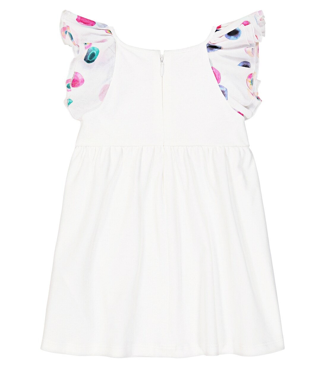 Baby embroidered cotton dress  | Chloé Kids