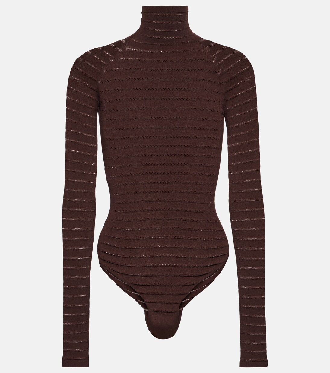 Striped turtleneck bodysuit | Alaïa