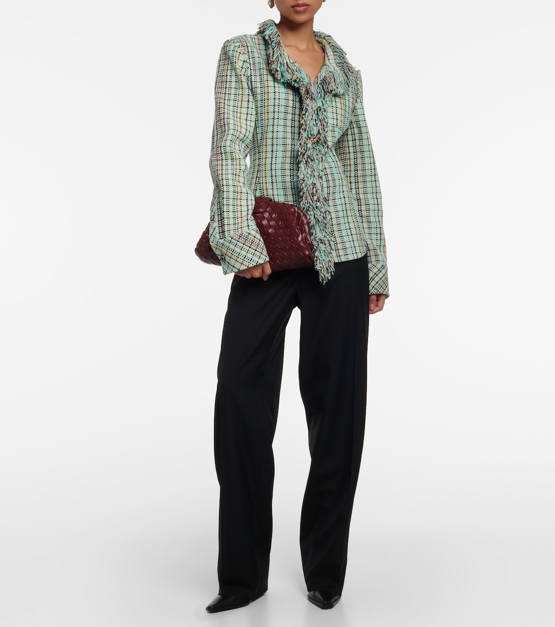 Pochette Lauren 1980 en cuir Intrecciato  | Bottega Veneta