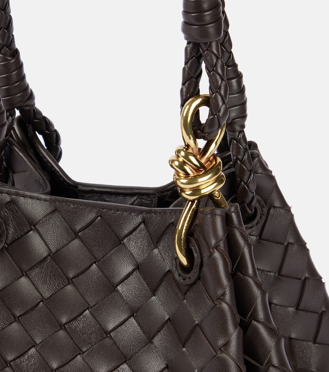 Parachute Small Intrecciato leather shoulder bag | Bottega Veneta