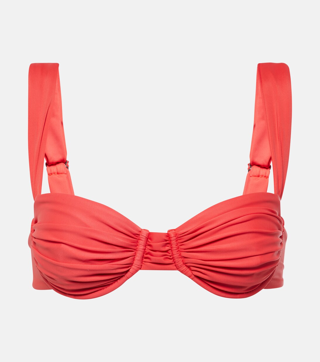 Balconette ruched bikini top | Faithfull