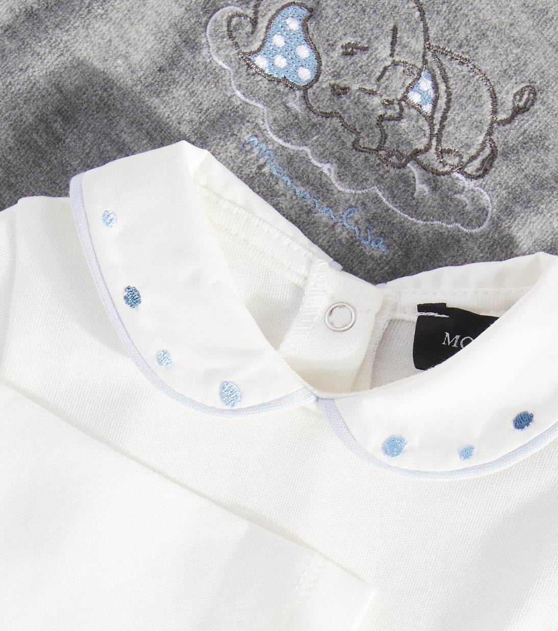 Baby cotton bodysuit and overall set | Monnalisa