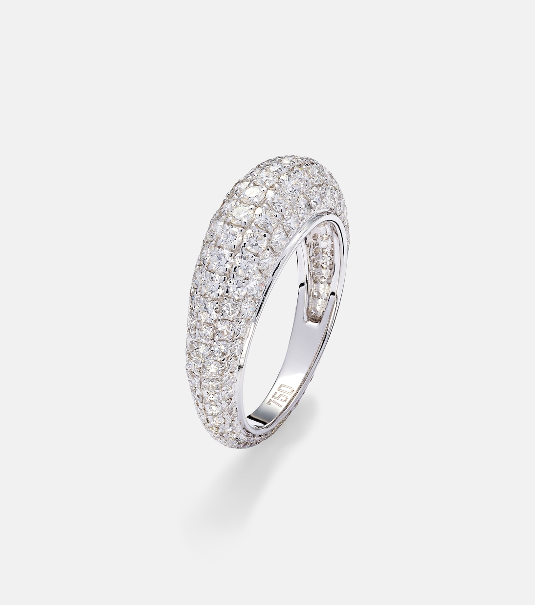 Ring Diamond Disco aus 18kt Weißgold mit Diamanten | Kamyen