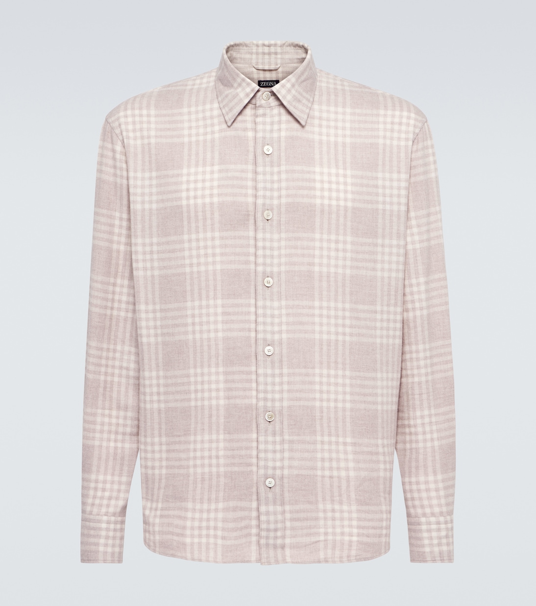 Checked cotton flannel shirt | Zegna